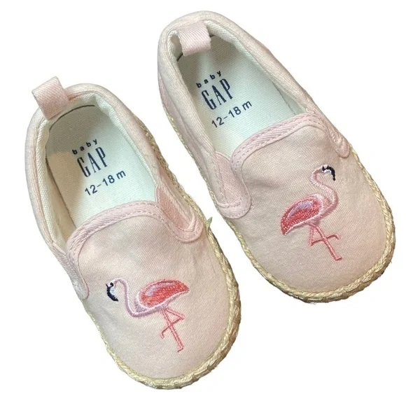 Baby Gap 12-18 months Flamingo Baby Shoes - Picture 4 of 4